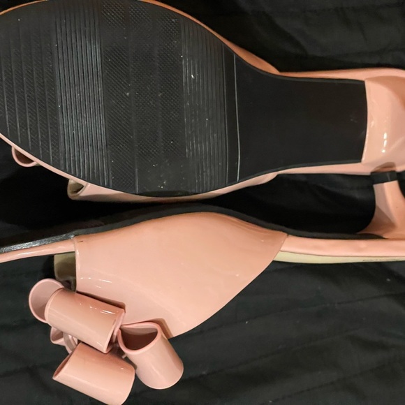 Pink kitten heel slides - Picture 4 of 5